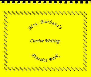 How To Tutor Cursive Handwriting Workbook